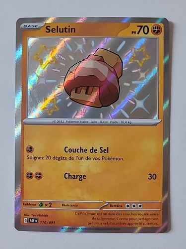 Carte Pokemon Selutin Shiny 176/91 Destinées De Paldea Ev4.5 FR PAF