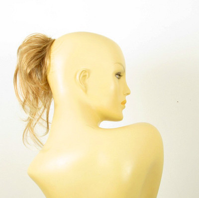 Chignon Postiche Synthétique Blond Clair Cuivré Méché – Référence 22, Taille Moyenne, Neuf Avec étiquettes