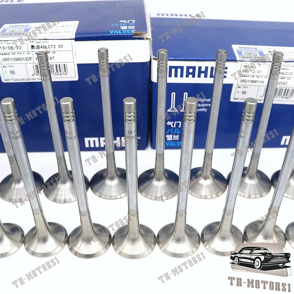 24X MAHLE Engine Intake & Exhaust Valves Set For Audi A7 S5 A5 Q7 A4 2.8L Ø6mm - Image 3 of 4