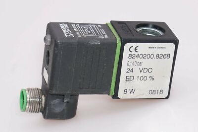 IMI Norgren Magnetventil  + Ventilstecker 8240200.8268 + SAC-3P-M12MS/BI-1L-S
