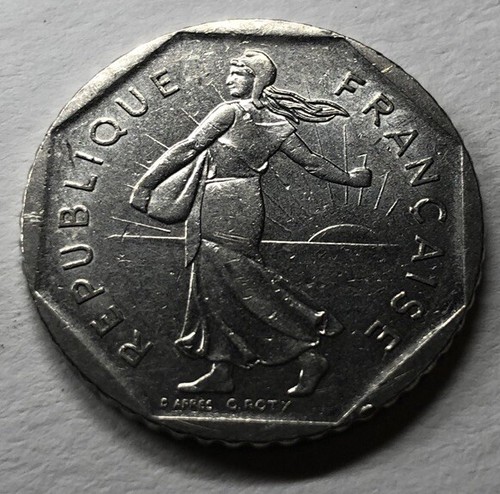 2 Francs 1980 SEMEUSE Nickel Monnaie Française Achat Unitaire - Foto 2 di 2