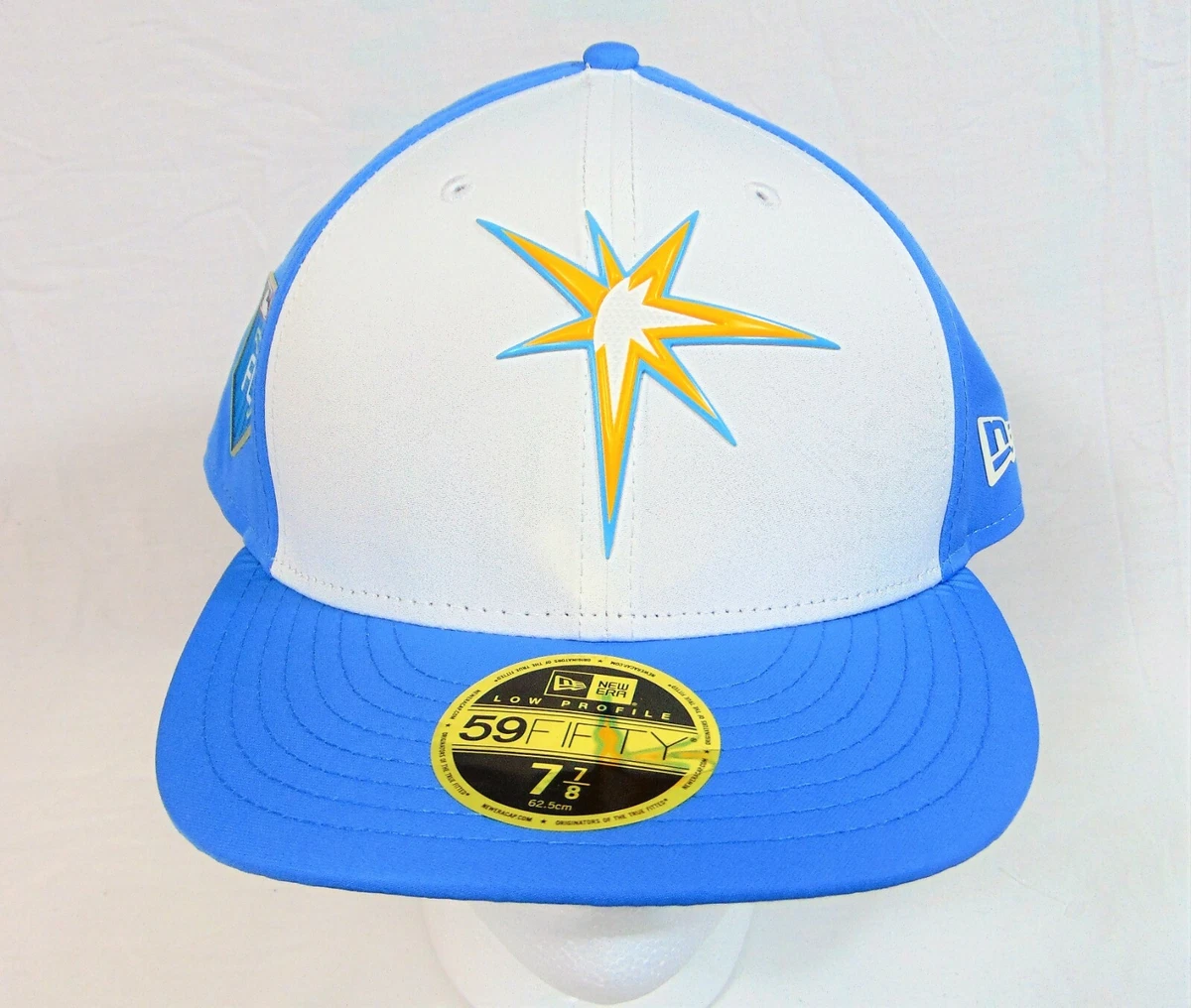 Tampa Bay Rays The Elements Blue 59Fifty Fitted Cap New Era Cap Adult Unisex Blue Cap