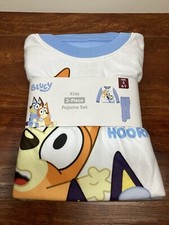 Bluey and Bingo Pups Kids Long Sleeved Pajama Set Size S 6-7