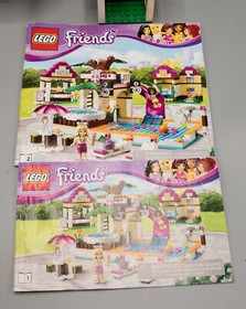 LEGO Friends Heartlake City Pool 41008 with Instructions No Box 99.9% Complete