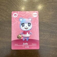 Judy Animal Crossing Amiibo card