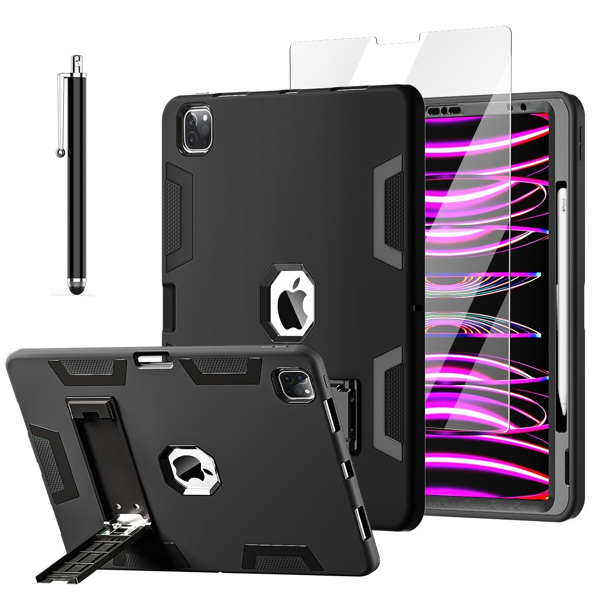 Shockproof Heavy Duty Stand Case for iPad Pro 12.9 3rd-6th Gen-image