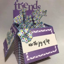 3D Box Pop Up Metal Cutting Dies Scrapbooking Embossing DIY Craft Stencil Cards