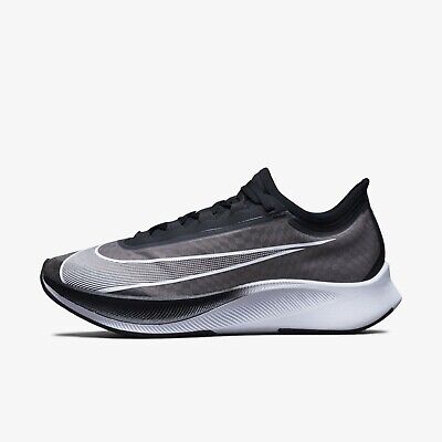 Nike Zoom Fly 3 Shoes Men's Running Sneakers Black/White 