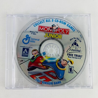 Monopoly Junior PC CD Game (CD ONLY)