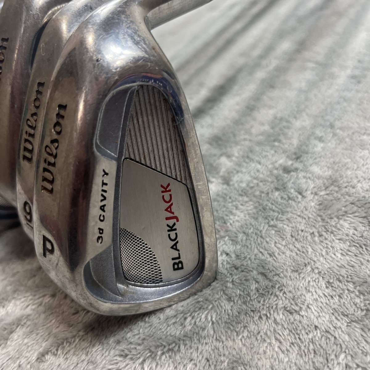 Wilson Black Jack Iron Set 3-9 and pitch wedge 3D Cavity golf