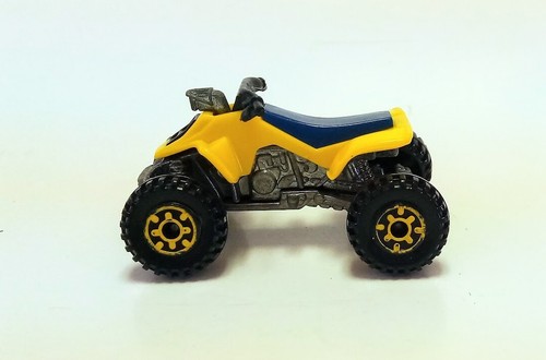 Vintage HOT WHEELS Suzuki Quadracer 4- Wheeler Yellow/ Blue Seat Malaysia 1986 - Picture 5 of 7