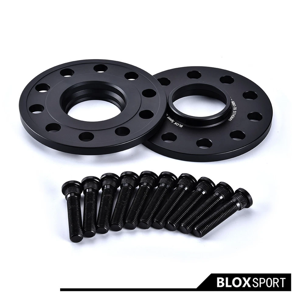 2x 8 mm para Lexus ES200 ES300h ES350 XV60 buje centrado negro espaciadores de rueda 5x114,3 Foto 2 de 4