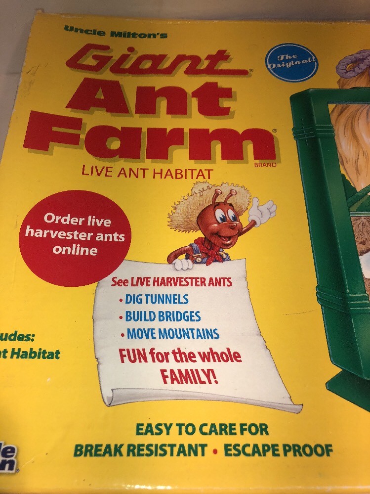Giant Ant Farm: Habitat Uncle Milton Insect Live Ants 🐜 | eBay