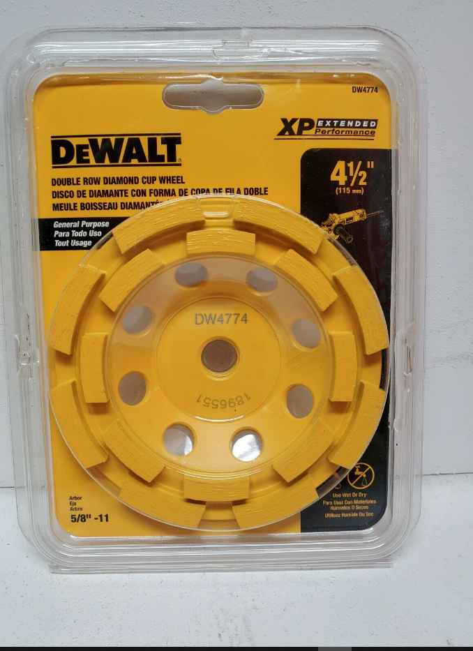 Dewalt DW4774 Grinding Wheel, Double 