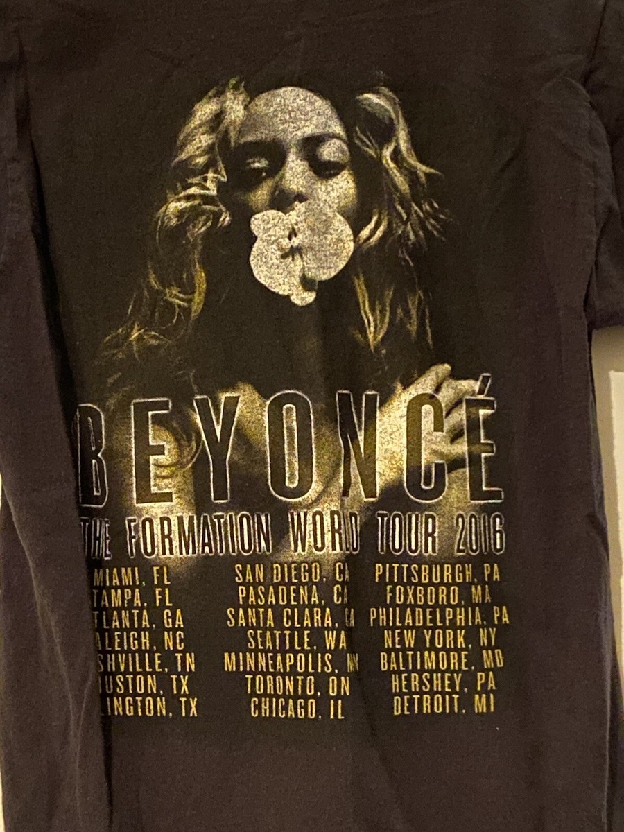 ビヨンセ2016THE FORMATION WORLD TOUR公式TシャツM黒 Beyonce Formation Tour Shirt | Grailed