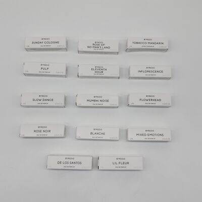 Byredo Sample Vials Bottles 2ml (0.06 oz.) Choose Your Scent