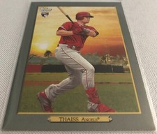 2020 Topps Baseball Matt Thaiss Los Angeles Angels Turkey Red Rookie #TR-10