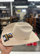 ARIAT 10X BONE FELT HAT BRIM 4 1/4" - MADE IN USA