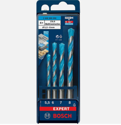 Bosch CYL-9 Multi Construction Mehrzweckbohrer-Set 4-teilig - 2608900650