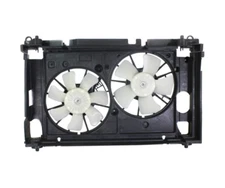 New Dual Radiator & Condenser Cooling Fan Assembly / Shroud Motor Blade 2090206
