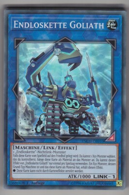 Yu-GI-OH Endloskette Goliath Super Rare INCH-DE010 NEU!