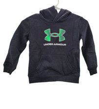 Under Armour Toddler Boys Hoodie Long Sleeve Pullover Black Size 4 NWT