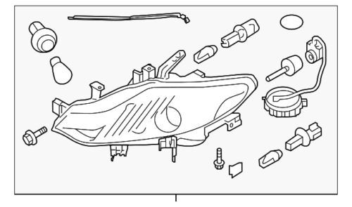Faros delanteros derecho para Nissan Murano 2011-2014 (N/P 260101AA2C)