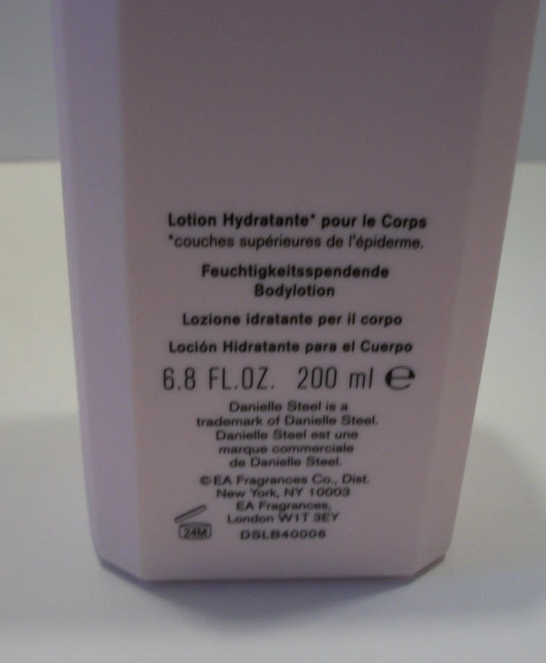 Loción corporal hidratante Danielle By Danielle Steel para mujer 6,8 OZ nueva en caja Foto 3 de 4