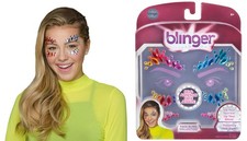 Blinger Face Bling Mermaid   2-Piece Self-Adhesive Sparkly Face Gems