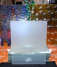 Antique Window Frosted Glass Panes 9"X7.5" Or Cut To Size Architectural, Vintage