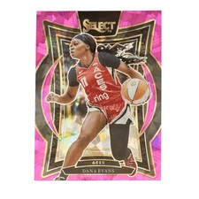 Dana Evans 2025 Panini WNBA Select Concourse Pink Cracked Ice #1