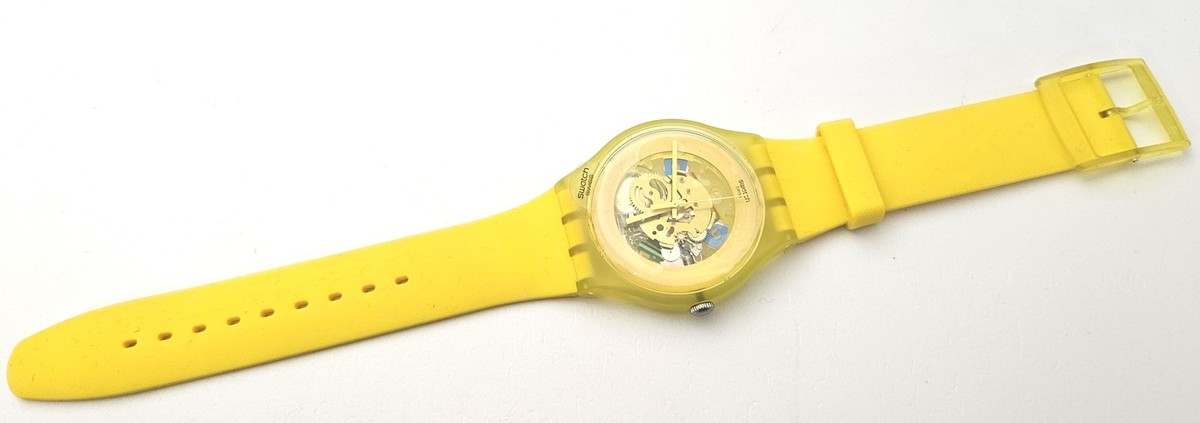 SWATCH New Gent 2012 SUOJ100 Yellow Lacquered Variant Unisex  display picture 2