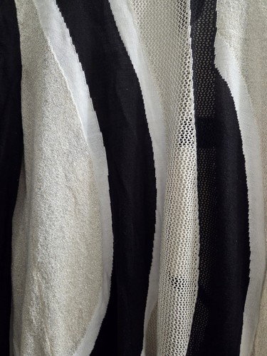 INC International Concepts Open Front Cascade Cardigan Sweater Colorblock Mod M - Picture 8 of 11