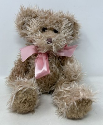 Radcliffe Russ Berrie Vintage Teddybär Stofftier Plüschtiere (K1M) rosa Band/Schleife