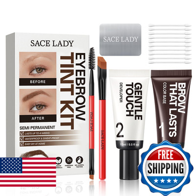 SACE LADY Eyebrow Color Kit for Women, Long Last Effect Up to 4 Weeks, Waterproo