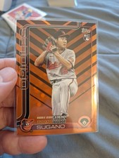 2025 Topps Update Series - Rookie Debut Tomoyuki Sugano #US55 Holiday Orange...
