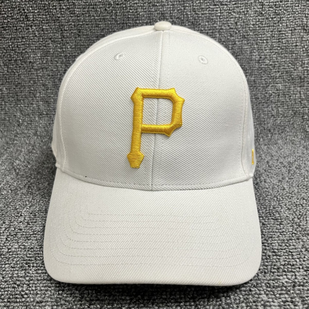 New '47 Brand Pittsburgh Pirates Clean Up Adjustable Hat White Gold P Logo