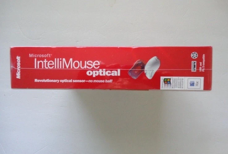 Microsoft IntelliMouse Optical Mouse USB/PS2 (D58-00002) Vintage FLEXX - NIB! - Image 3 of 4