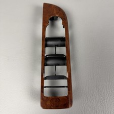 10-14 Gmc Yukon Chevy Tahoe Driver Front Window Switch Bezel Wood Grain Oem