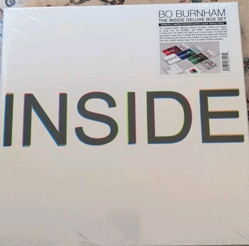 Inside by Bo Burnham Deluxe Urban Outfitters Exclusive Clear (2022, 3LP Vinyl)