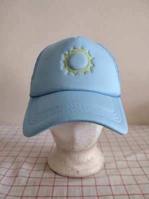 Sunny Sun Party People Trucker Cap Hat Blue Mens Adjustable Embroidered Mesh