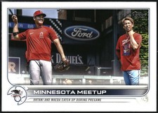 Minnesota Meetup 2022 Topps #122 Shohei Ohtani Kenta Maeda Angels / Twins