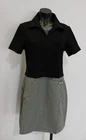 The Modern Abstract Women's Short Sleeve Claire Dress WR4 Multicolor Large NWT