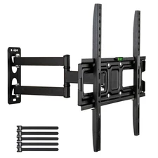 TV Mount Bracket 32-65 Inch, Single Arm Tilt up to 35KG, VESA 400x400 Compatible