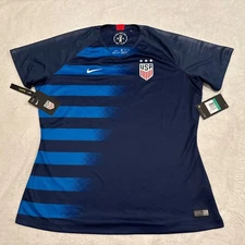 2018 Nike Women’s United States Away Blue Soccer Jersey XL US USWNT USA