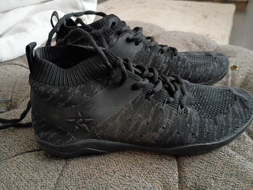 Rebel Revolution Blackout Cheer Shoes Adult SIZE 9 Black