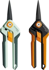 Garden Scissors Pruning Shears Sharp Stainless Steel Non-Stick Teflon Coating Bl