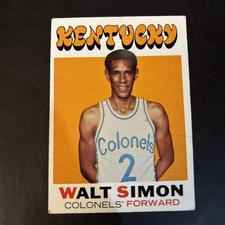 1971-72 Topps - Walter Simon #214 (RC)