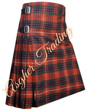 Fraser Hunting Modern Tartan Kilt, Handmade Traditional 8 Yard kilts Custom Size