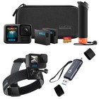 GoPro Hero13 Black Camera Accessory Bundle + Head Strap Otg Card Reader